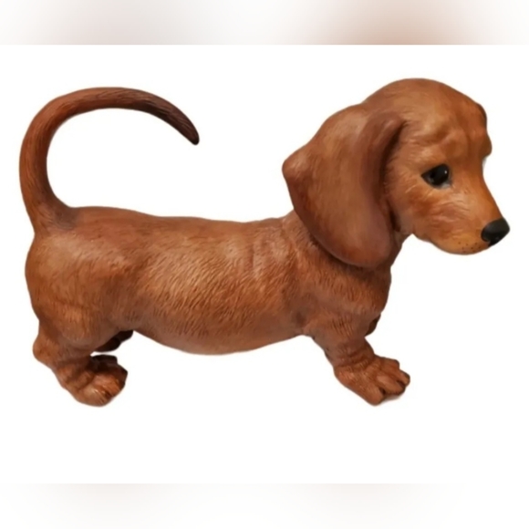 LENOX figurine DACHSHUND PUP EXC COND vintage HARD TO FIND 1995 fine porcelain - Picture 2 of 5